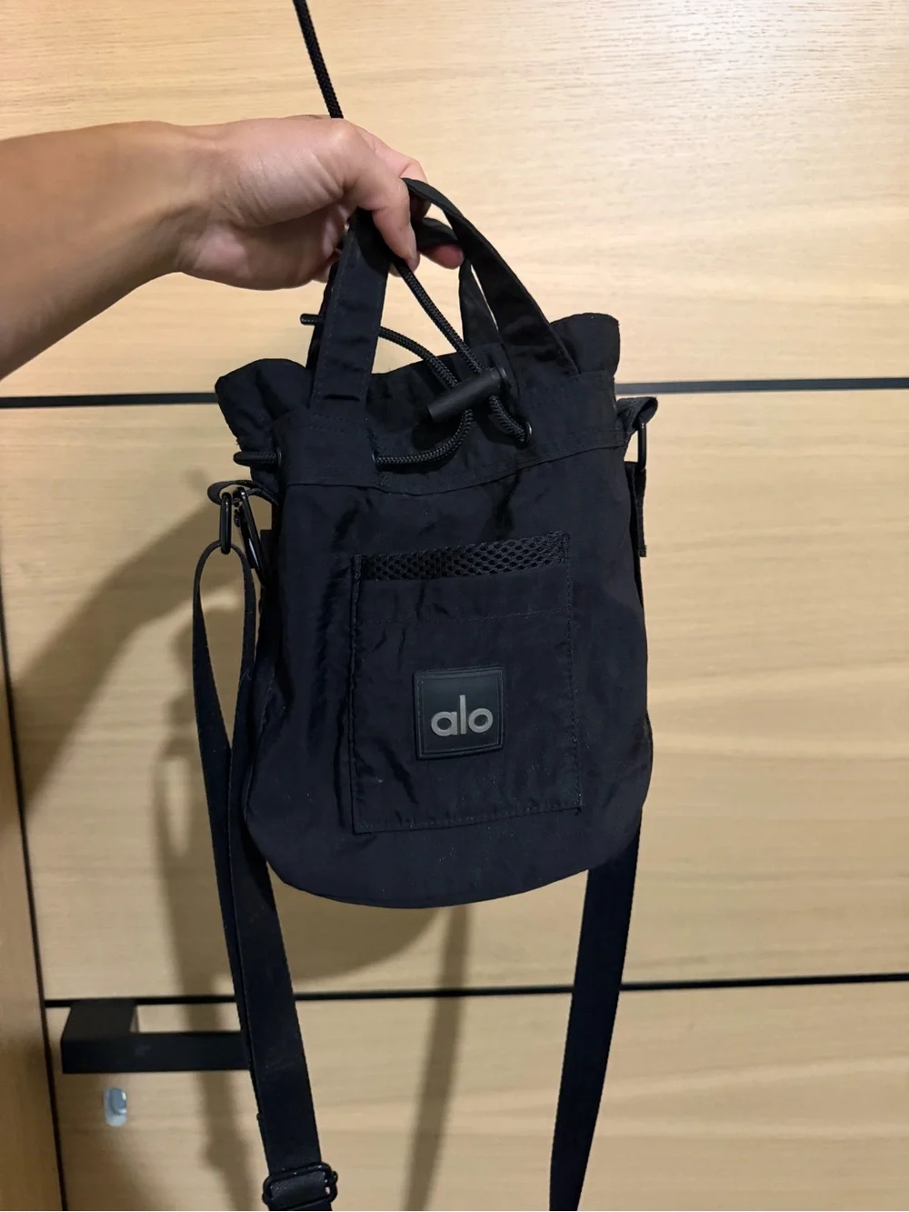 ALO drawstring bag
